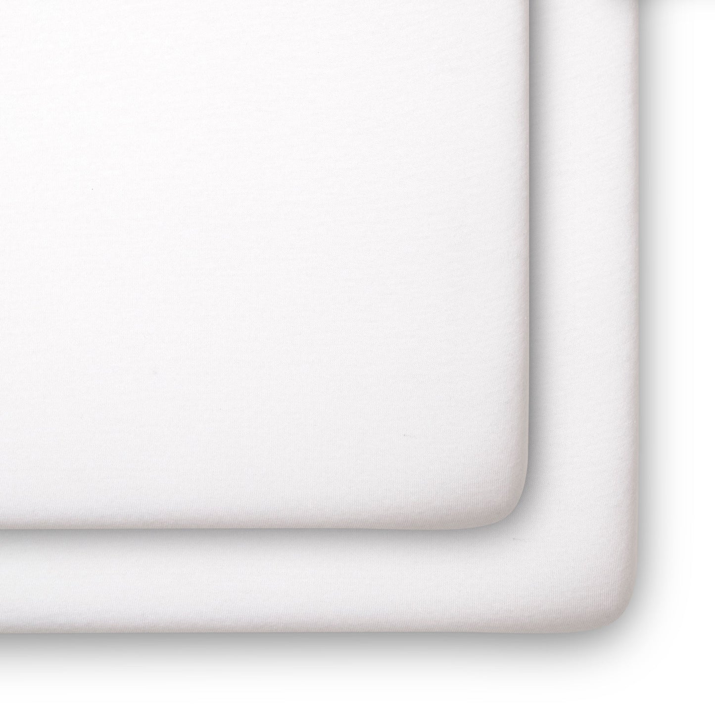 Fitted Crib Sheets - 2 Pack, White