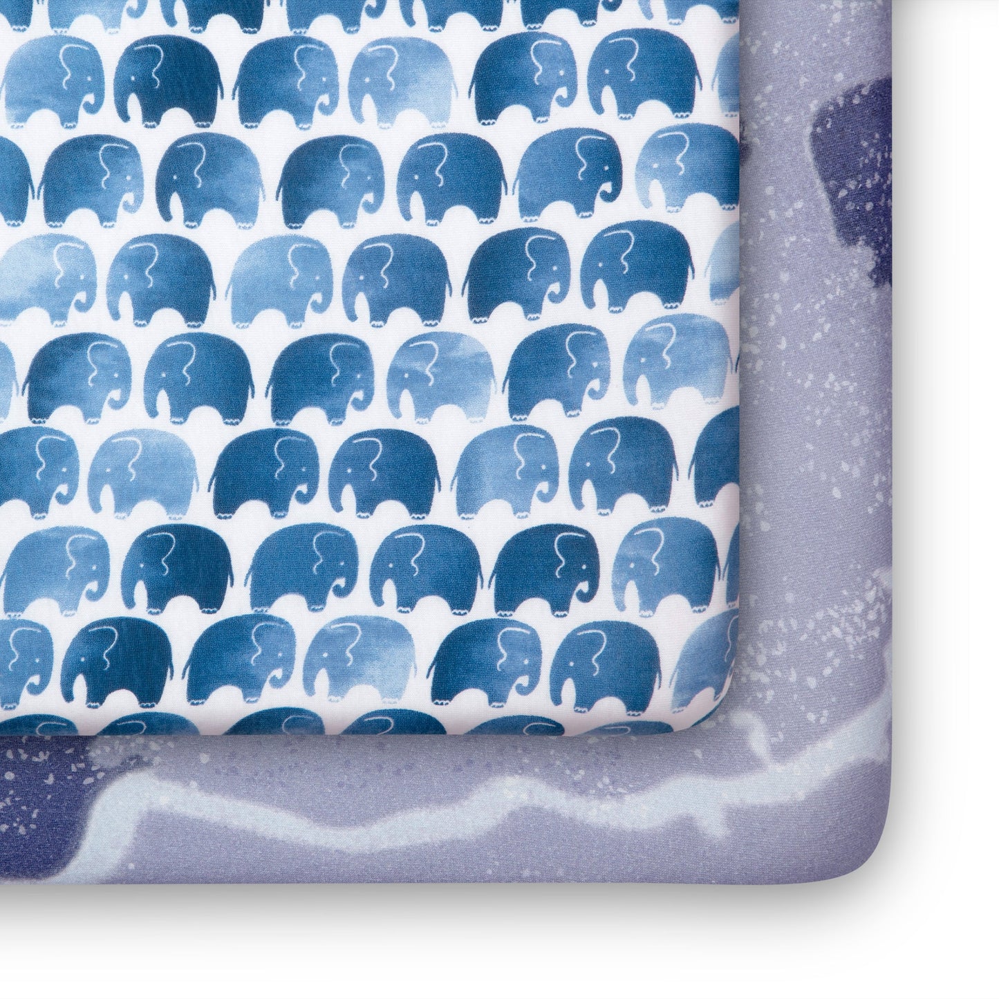 Watercolor Elephant Fitted Crib Sheets - 2 Pack