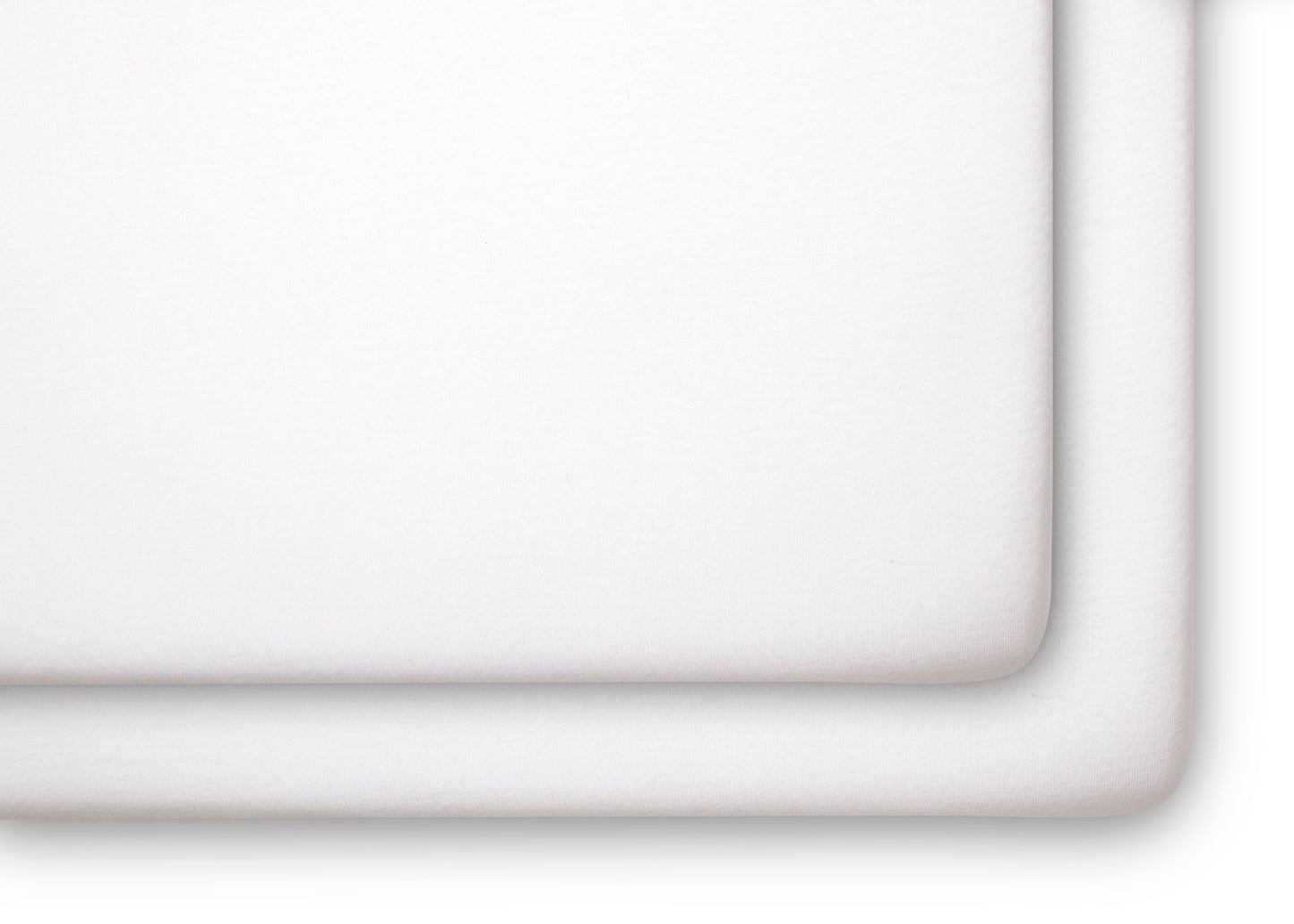 Fitted Crib Sheets - 2 Pack, White