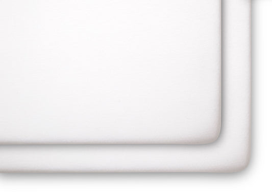 Fitted Crib Sheets - 2 Pack, White