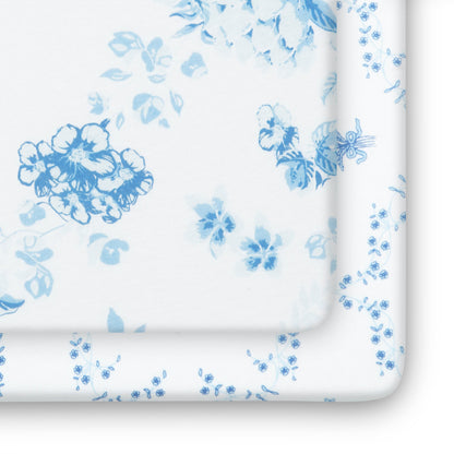 100% Organic Cotton Fitted Crib Sheets - 2 Pack