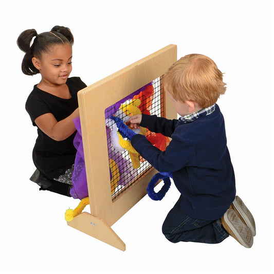 Creative Weaving Frame Set | Complete Classroom Kit with Wooden Frame, Scarves & Noodles